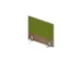 panneau de rehausse,p. table de bureau,NT-cerise,BN7048-vert