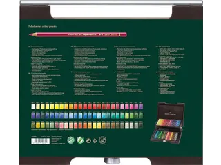Kleurpotlood Faber Castell Polychromos houten koffer 72 stuks - 12