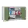 Vouwdeurkast 1000x1500x500mm 2legborden Verzinkt Ral7035 Front Ral6011
