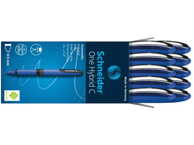 Rollerball Schneider One Hybrid C 0.5mm Blauw