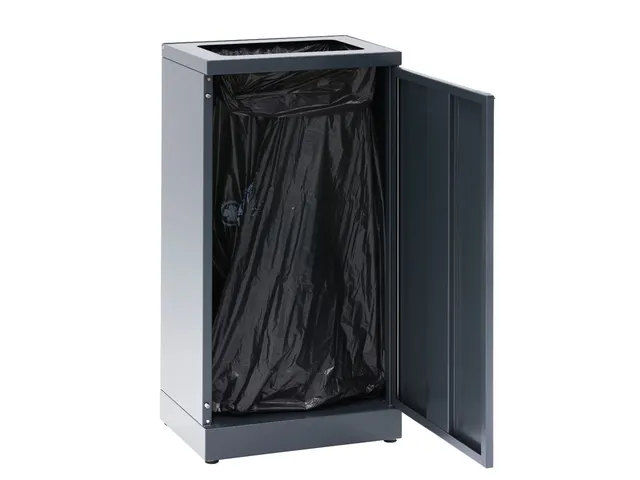 Bica 857 Afvalbak open 95 Liter Antraciet