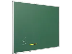 Krijtbord Groen 100x200cm softline alu-profiel 8mm emaille
