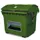 strooigoedbak,HxBxD 1035x1360x765mm,HDPE,groen,deksel groen