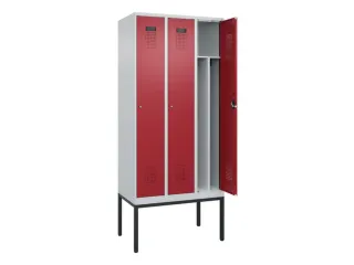 locker voor scheiding van kleding,HxBxD 2120x900x500mm,3vak - 1