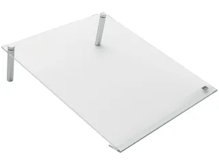 Notitiebord Nobo transparant acryl schuin A4 - 3