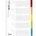 tabbladen A4 karton en PP 11-gaats 5 tabs