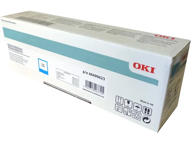 46490623 OKI ES toner cyan 6000pages
