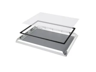 Kliklijst Quantore outdoor A4 25mm zilver - 4