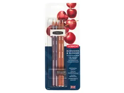Potlodenset Derwent blender + polijst 6 stuks