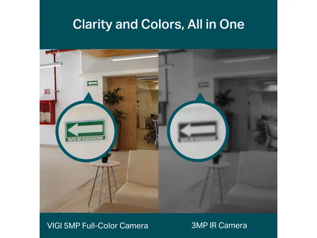 TP-Link VIGI C450, Caméra de sécurité IP, Intérieure, Avec fil, 12