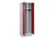 armoire vestiaire noir et blanc,HxlxP 1950x600x500mm,2compart.