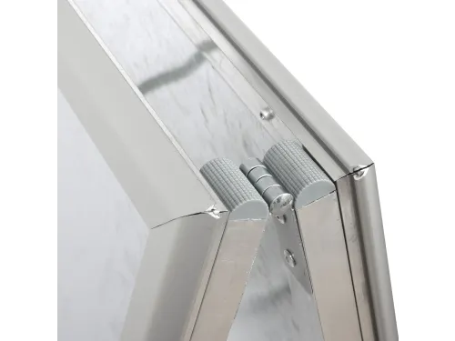 Europel Stoepbord Economy A1 32mm zilver