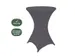 Housse pour table haute Ø80cm gris anthracite