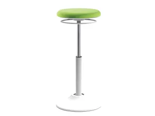 Mango Zit-Sta Kruk Wit/Groen Ergonomisch & Verstelbaar - 1