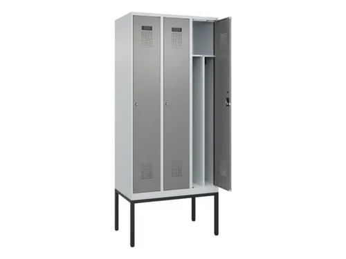 locker voor scheiding van kleding,HxBxD 2120x900x500mm,3vak