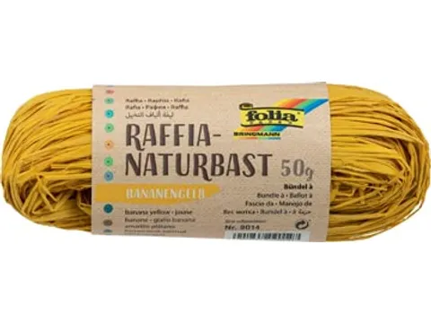 Raffia Donkergeel
