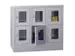 armoire multicases,HxlxP 855x900x500mm,RAL7035,face avant RAL7035