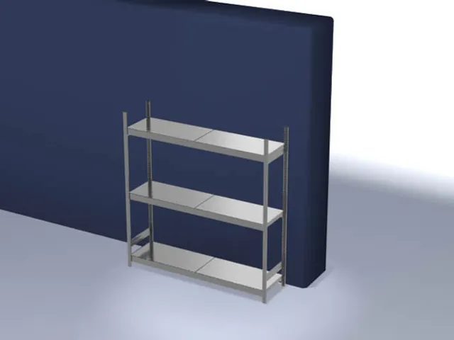 breedvakstelling,grondveld,HxBxD 2000x2070x535mm,vakl. 350kg