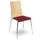 Houten Kuipstoel Zitschaal Beuken Stofbekleding Bordeaux 4 Stuks