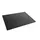 Schrijfonderlegger 650x500 mm met transparante cover PP Zwart