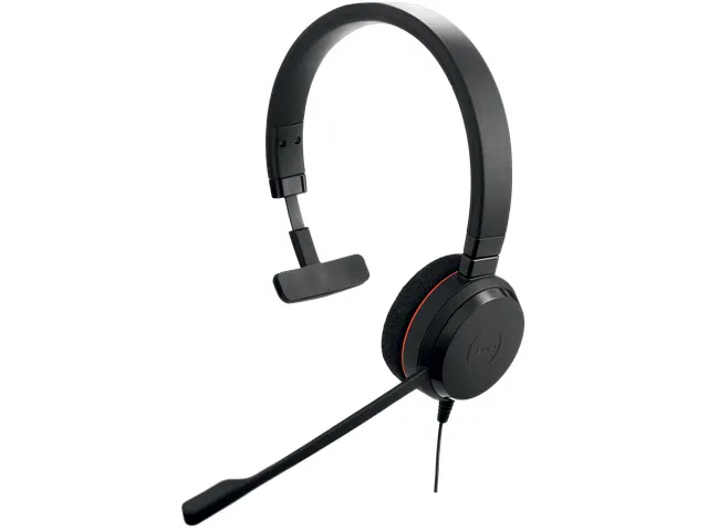 Jabra Evolve 20 Headset Bedraad USB Type-C / USB Type-A Zwart