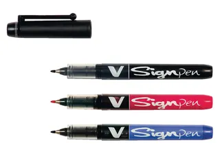Fineliner Pilot V-Sign Pen Medium Punt Rood - 2