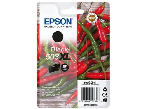 Epson inktcartridge 503 XL Singlepack C13T09R14010 Zwart 550 pagina's