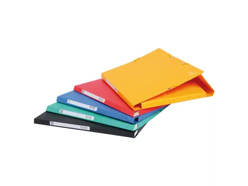 Elastomap 3 kleppen "Scotten" in glanskarton 400gm² A4 Assorti