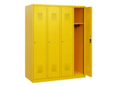 schoollocker,HxBxD 1530x1200x500mm,4vak,vak B 300mm,cil.-slot