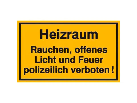 aanwijzingsbord,Verwarmingsruimte Roken,aluminium gemerkt,gemoffeld