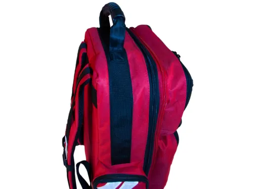 reddingsrugzak,DIN 14142/EHBO-set,Cordura,rood,HxBxD 450x270x180mm