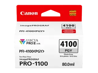 6784C001 Canon PFI4100PGY IPF inkt foto grijs - 1