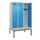 locker met bank,HxBxD 2120x1200x815mm,3vak,vak B 400mm,cilinderslot