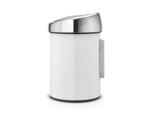 Wandafvalemmertje Touch Bin 3 Liter Wit