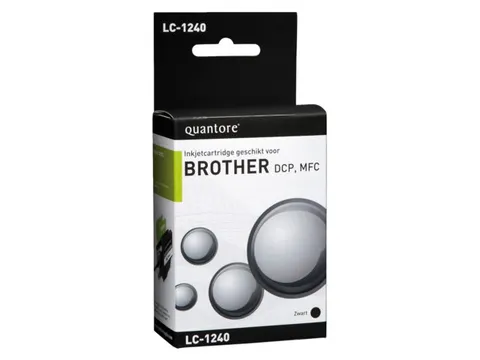 Inkcartridge Quantore Brother Lc-1240 Zwart