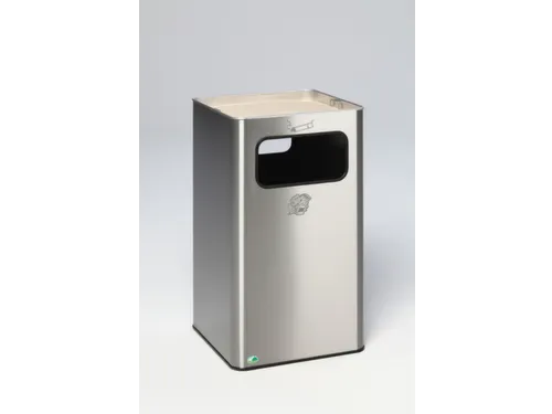 Combi-Asbak 755x430x430mm Rvs Asbak Aluminium Zeef Verzinkt 72 Liter