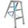 veiligheidsladder,beide zijden,2x3treden m. R13-laag,balk L 0,88m