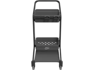 Vikan HyGo Mobile Cleaning Station Zwart - 2