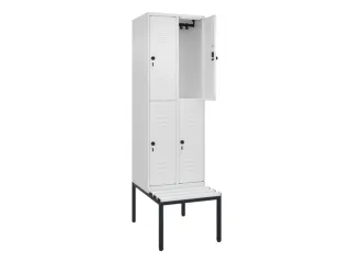 Dubbeldekse dekenkist,HxBxD 2120x600x815mm,2x2vak.,vak B 300mm - 2