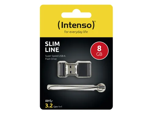 Intenso Usb Stick 3.0 8gb Zwart Slim
