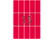 HERMA 2416 Universele etiketten 20x50mm Fluor rood 360 stuks