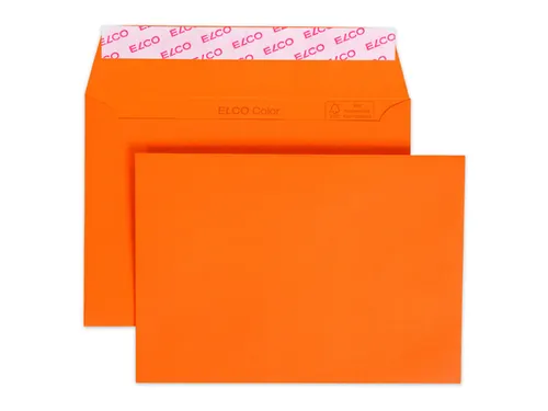 envelop Office Color FSC C6 100 gram oranje 20 stuks