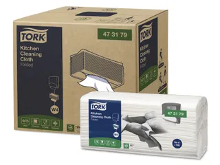 Tork 473179 Kitchen Cleaning Gevouwen Reinigingsdoek Wit - 1