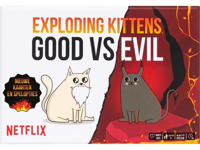 Kaartspel Exploding Kittens Good vs. Evil 7+