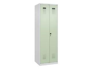 PBM-locker,HxBxD 1850x600x500mm,2vak,vak B 300mm,draaigrendel - 2