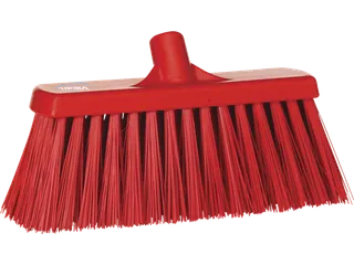 Hygiene 2915-4 bezem 30cm rood harde vezels 330mm - 1