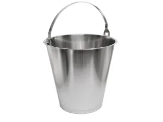 emmer,HxØ 343x325mm,15l,RVS zijdemat gepolijst - 1