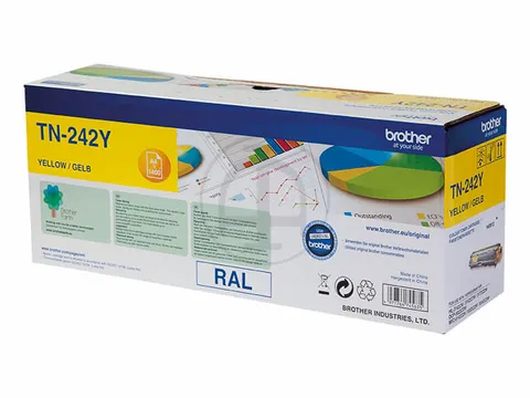 Tn-242 y Bro Hl 3142 cw Toner Geel