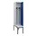 locker met bank,voor scheiding van kleding,HxBxD 2120x400x815mm,1vak