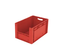 Euronorm Stapelkrat M. Grijpopening Pp 320x600x400mm Rood